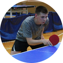 Молодых Андрей Сергеевич - тренер по настольному теннису
