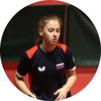Заварыкина Алина Сергеевна - тренер по настольному теннису