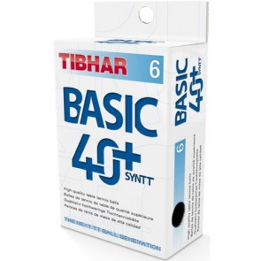 Tibhar Basic SynTT NG 1* пластик (40+) 6 шт. белые