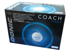 Donic Coach 1* пластик (P40+) 120 шт. белые