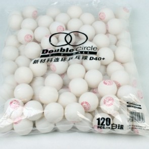 DHS Double Circle 40+ Plastic ABS x120 White