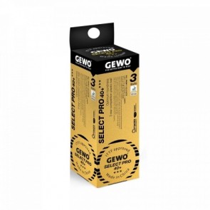 Gewo 3* Select Pro 40+ Plastic x3 White