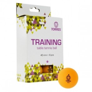 Torres 1* Training 40+ Plastic x6 Orange