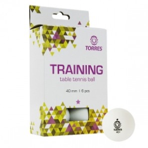 Torres 1* Training 40+ Plastic x6 White