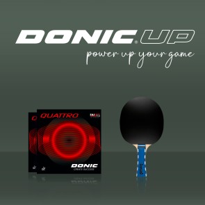 Donic WALDNER EXCLUSIVE AR+ oncave with QUATTRO rubbers