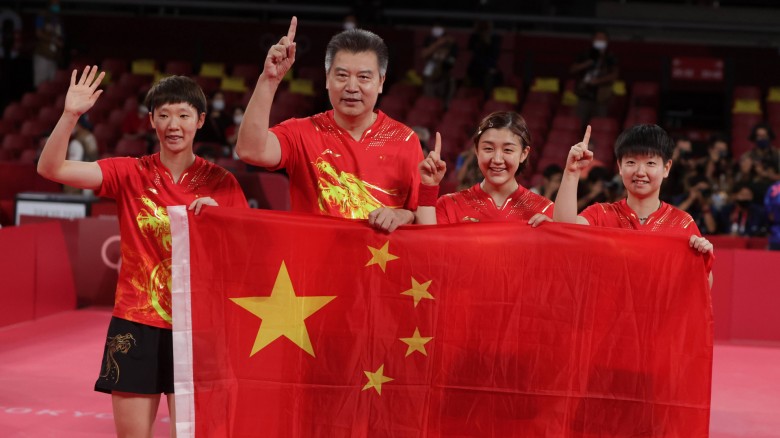 Китайская женская сборная завоевывает золото в Токио
