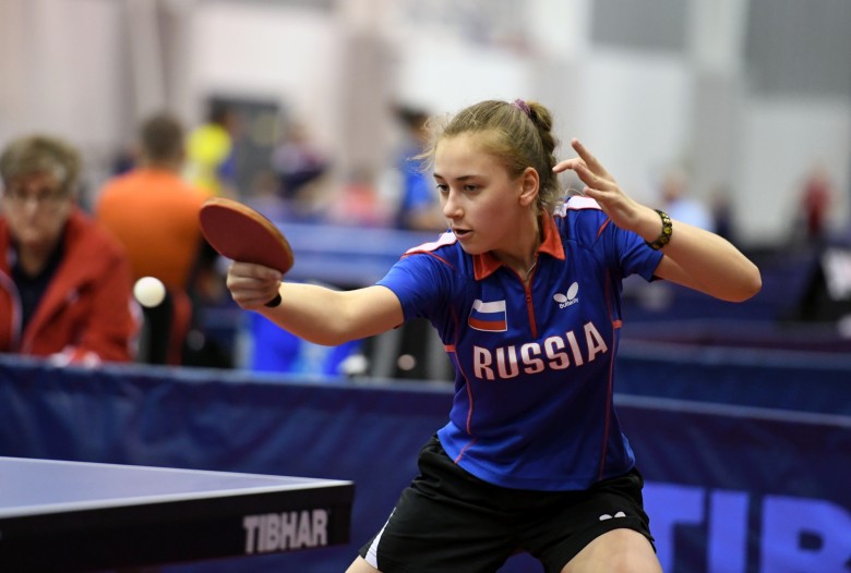 Алина Заварыкина на Polish Junior Open - настольный теннис фото