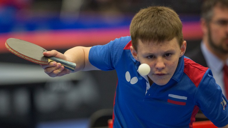 Владислав Банников на Belgium Junior 2019 - настольный теннис фото