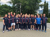 Юношеская сборная России с тренерами
