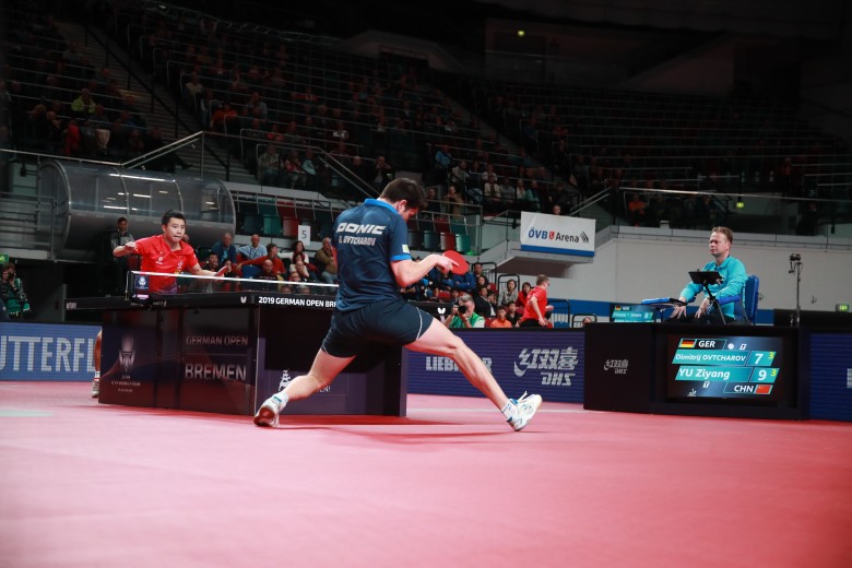 Дмитрий Овчаров на German Open 2019 - настольный теннис фото