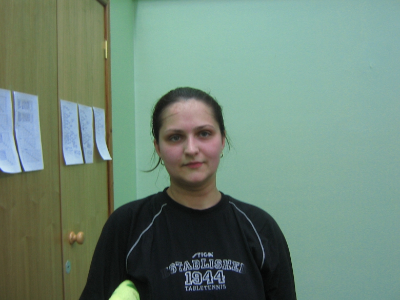 Призер 10 мая Дегтярева Мария - настольный теннис фото