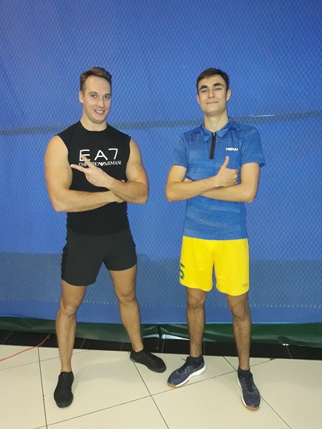 Андрей и Олесь. - настольный теннис фото