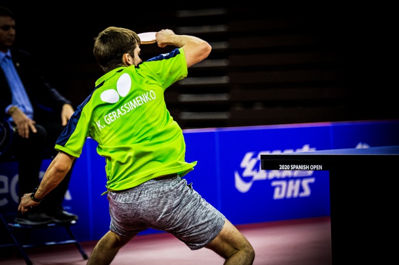 Кирилл Герасименко на Spanish Open 2020 - настольный теннис фото