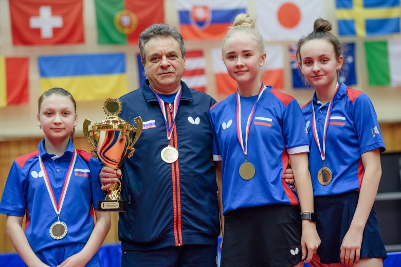 Юные призеры Czech J&C 2020 - настольный теннис фото
