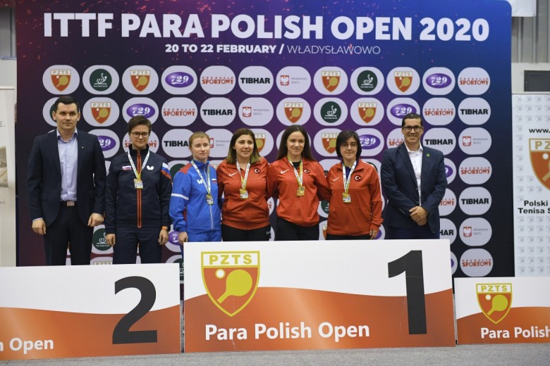 Призеры Polish Para Open 2020 - настольный теннис фото