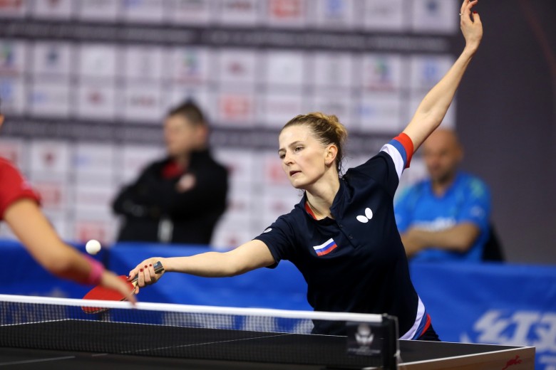 Воробьева Ольга на Qatar Open 2020 - настольный теннис фото