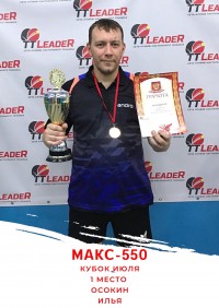 Победитель Кубка Июля МАКС-550 Осокин Илья