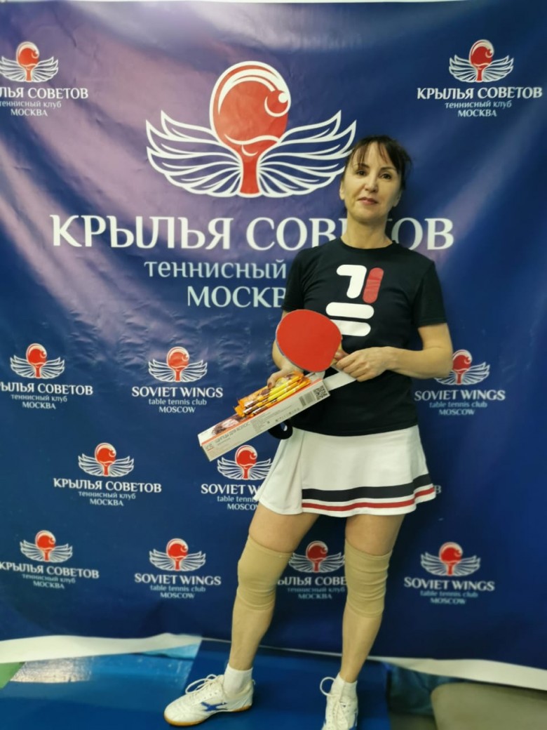 Юрина Людмила - первая! - настольный теннис фото