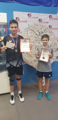 призеры юношеского парного турнира TTL- Савёл