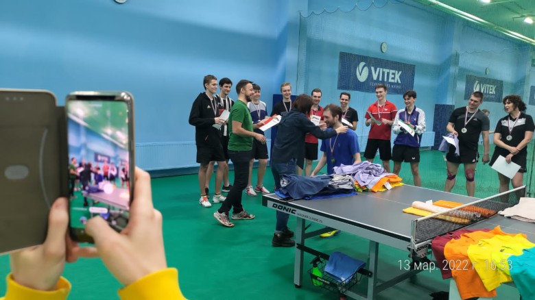 Кубок RTTF - награждение победителей - настольный теннис фото