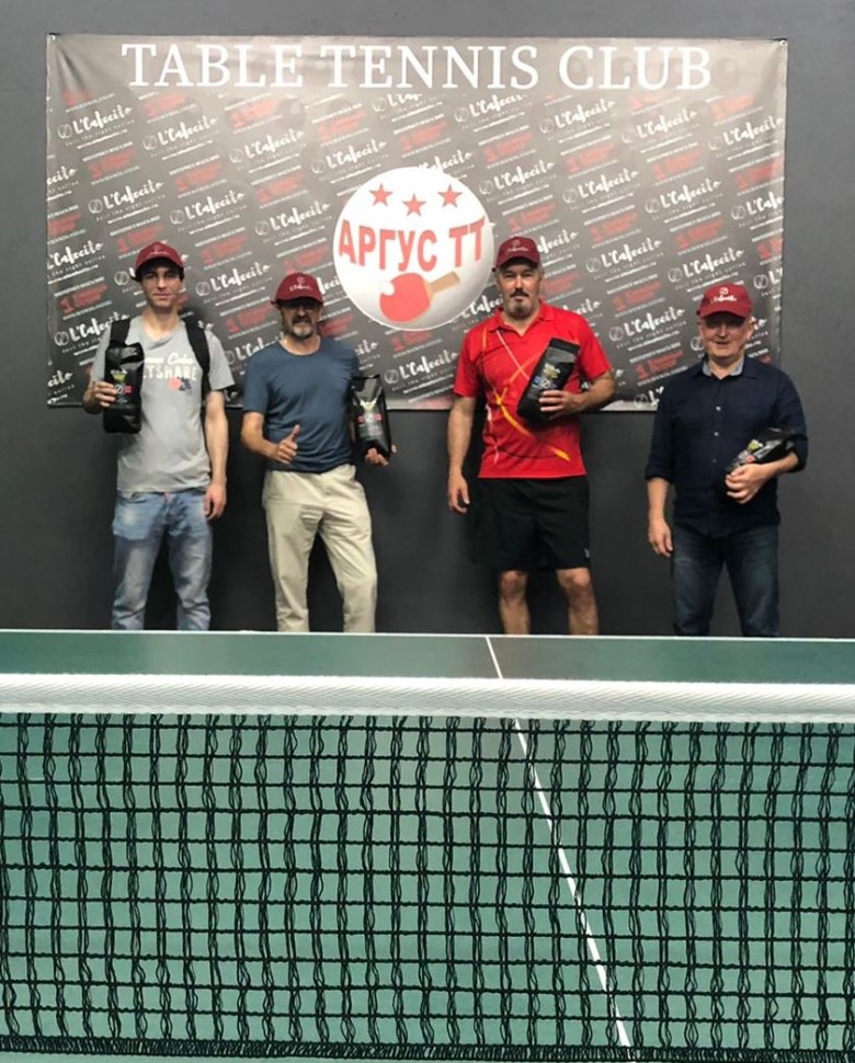 Победители Первого турнира в клубе Аргус ТТ - настольный теннис фото