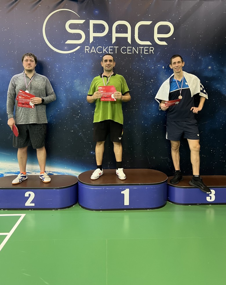 Победитель и призеры Space 300 - настольный теннис фото