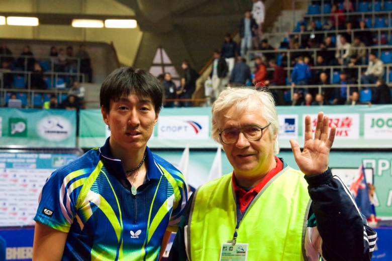 Ох Сан Юн и его тренер. (с) Mick - настольный теннис фото