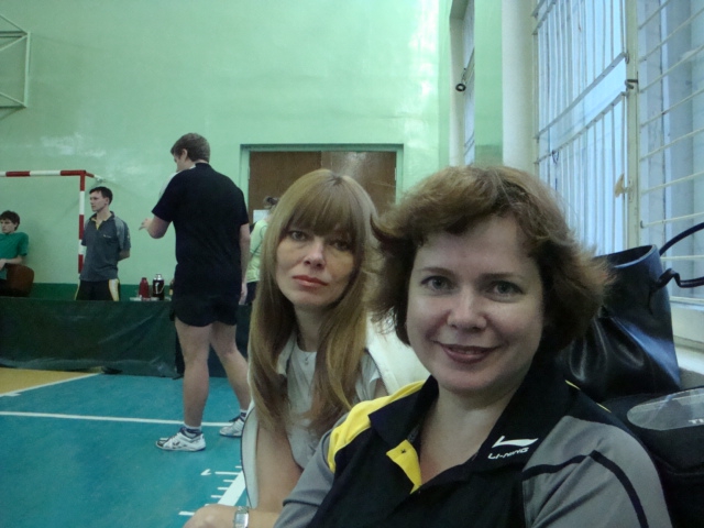 Alenata и Epikhina - настольный теннис фото