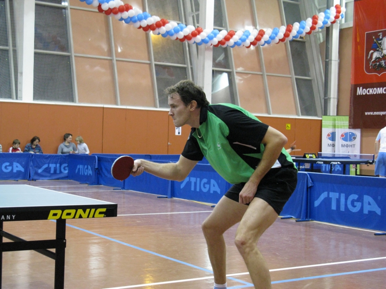 Крутов Андрей, 1 место - настольный теннис фото