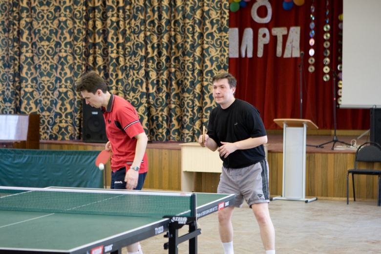 OlegS, Gena - настольный теннис фото