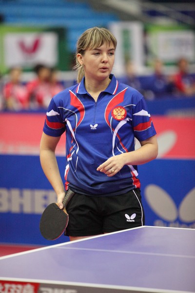 Анна Тихомирова - настольный теннис фото