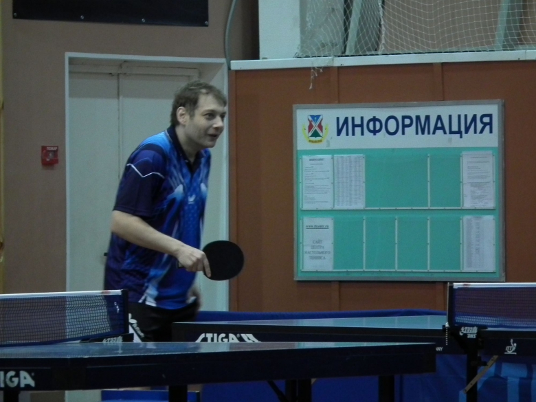 Леонид Тимонин (что-то хитрое задумал...) - настольный теннис фото