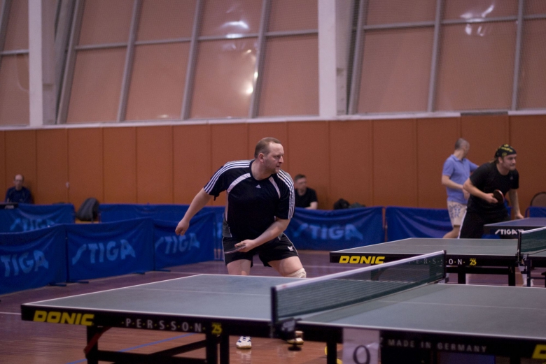 Владимир Курышев (заход на топс) - настольный теннис фото