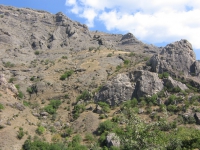 Немного суровая величественная природа горного Крыма