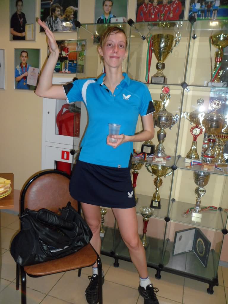 Леня Яковлева - настольный теннис фото