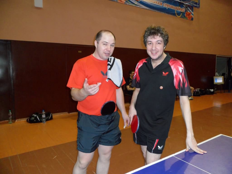 Николаев и Мухамеджанов - настольный теннис фото