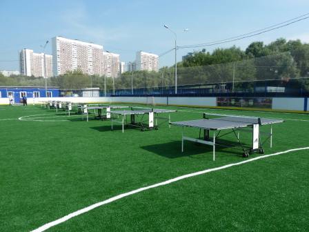 Игродром на открытом воздухе в Строгино ! - настольный теннис фото
