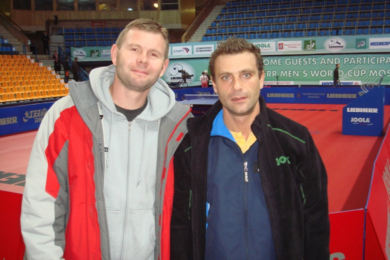 Симонов и Коля из Греции - настольный теннис фото