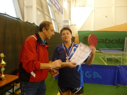 Катерина Московская - 2 место в категории 31-45 лет - настольный теннис фото