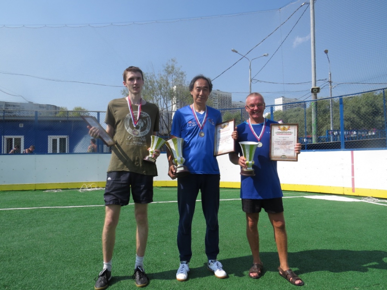 Валера, Олег, Семён -призеры Хардбата - настольный теннис фото