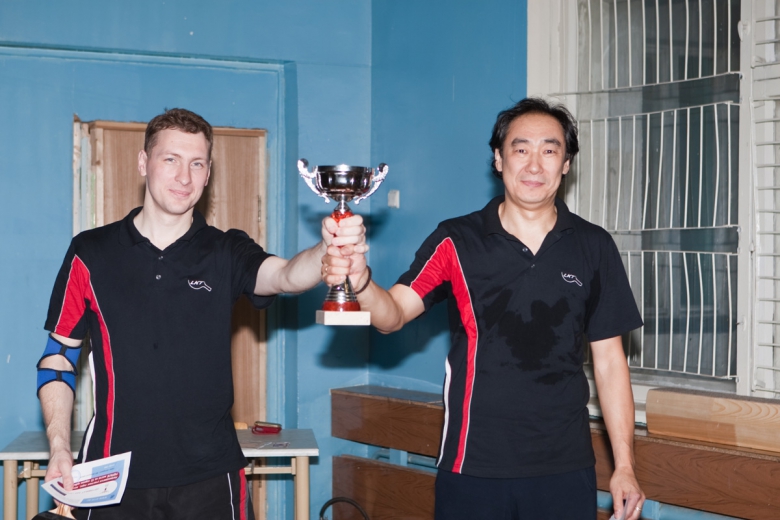 DambaevV - BoRov, победители II парного кубка. - настольный теннис фото