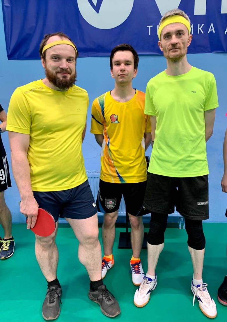 Команда Жёлтый Апельсин - настольный теннис фото