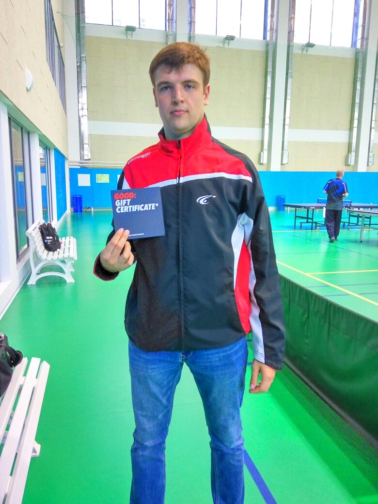 Третье место в Гудвине Астахов Егор, aka Predator!! - настольный теннис фото