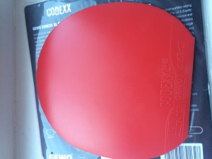 [продано] Продам в состоянии пробы красную Макс толщины, размер под вискарию, накладку гево кодекс еф про 54