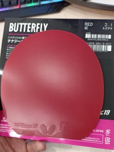 [продано] Продам Butterfly Tenergy 19 red 2.1 проба 3 тренировки, не TBE