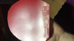 [продано] Продам накладку Дигникс 05 красную Макс толщины обрез под Тимо болл алц 