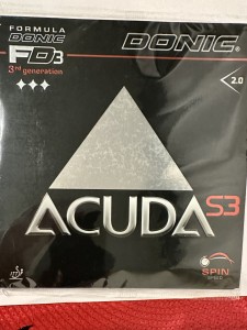 [продано] Продам новый черный квадрат donic acuda s3 толщина 2.0