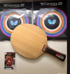 Butterfly Petr korbel , Butterfly viscaria silver teg, Schlager carbon no number, Timo boll 30th edition new blade, 