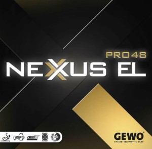 Новая накладка для настольного тенниса gewo nexxus el pro48