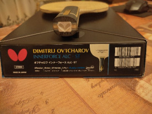 Продам основание Основание BUTTERFLY Ovtcharov Innerforce ALC ручка прямая. Вес 84 г.